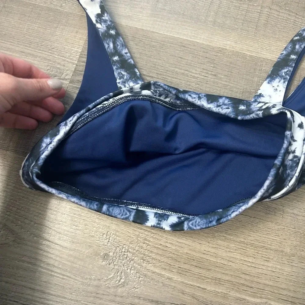 Tie dye bikini top